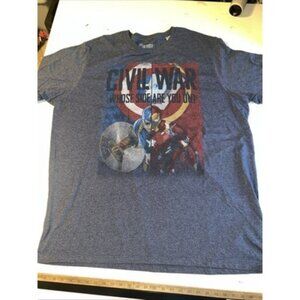 Marvel's Iron Man Captain America Civil War Whose Side Are You On 4XLT TShirt